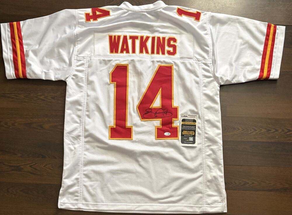 Sammy Watkins Autographed Signed XL Custom Chiefs Jersey-JSA Witnessed